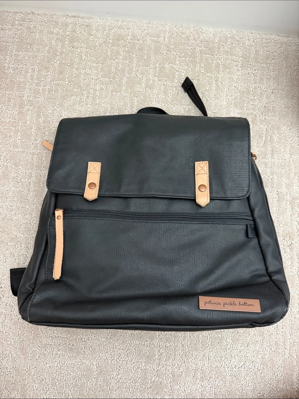 Petunia Pickle Bottom Black Diaper Bag